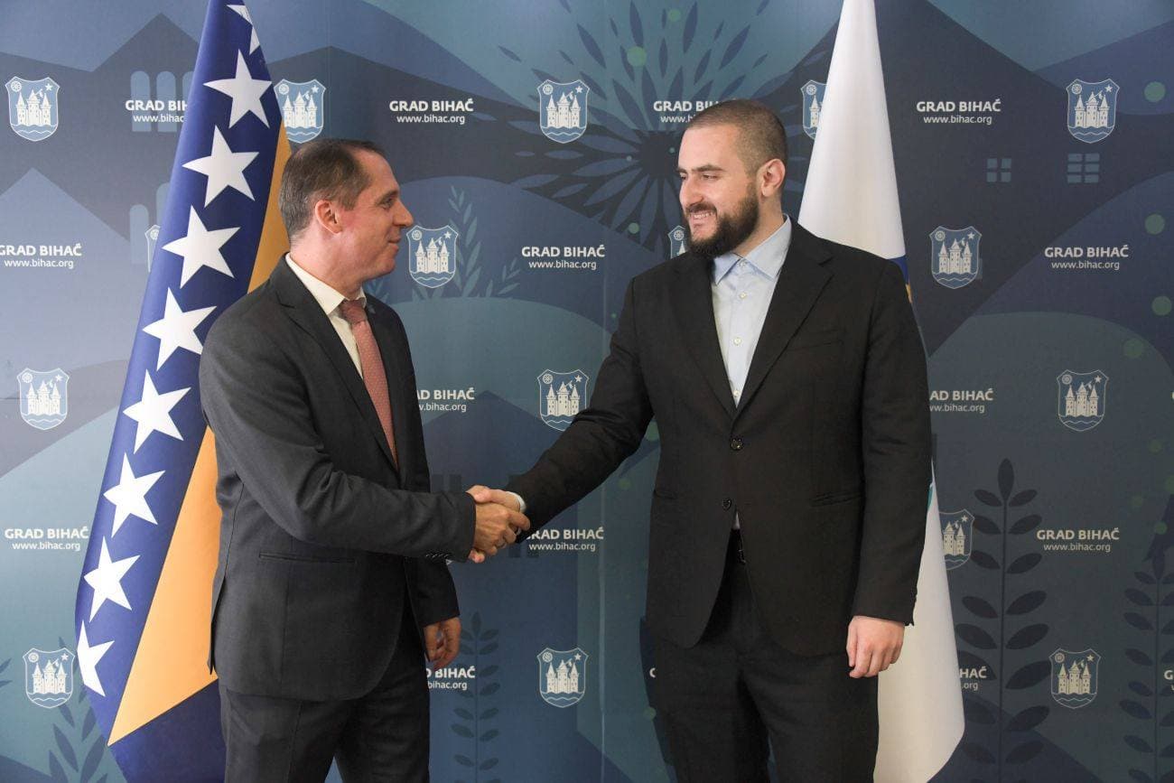 Ministar Zukorlić posetio gradonačelnika Bihaća Elvedina Sedića