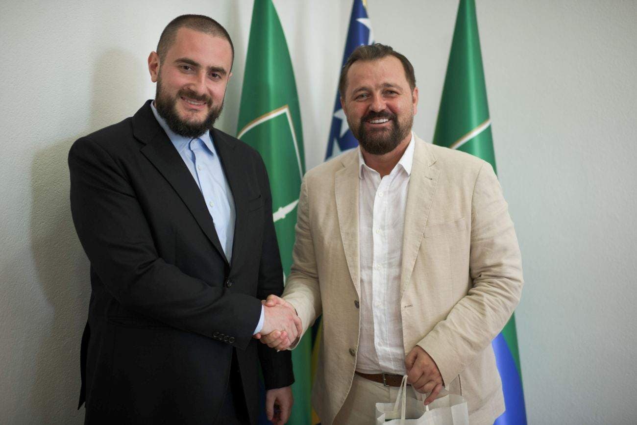 Ministar Zukorlić u poseti Cazinu: Razgovor sa gradonačelnikom Ogreševićem